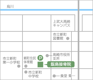 飯島接骨院　案内図